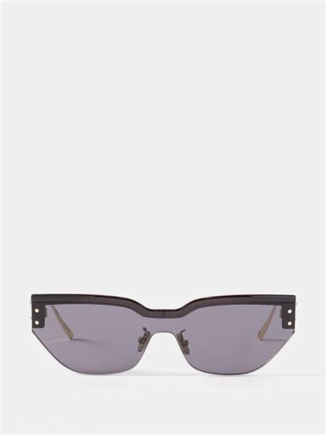 christian dior cat eye|CHRISTIAN DIOR Acetate DiorClub M3U Cat Eye Sunglasses .